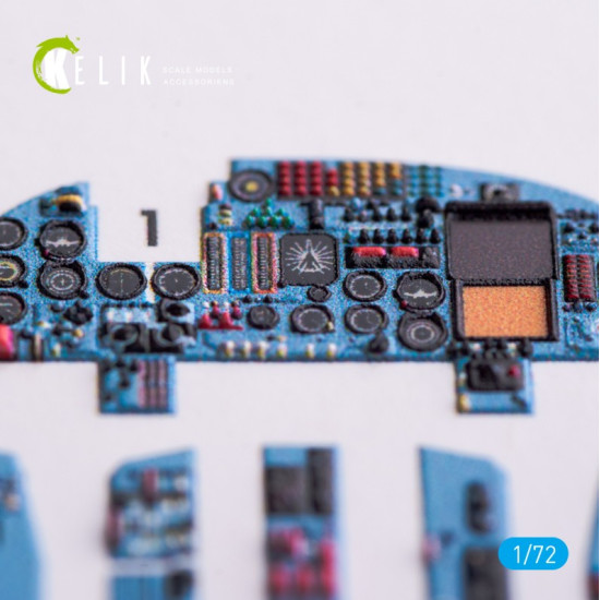 Kelik K72003 - 1/72 Scale Su-24m Interior 3d Decals For Trumpeter Kit