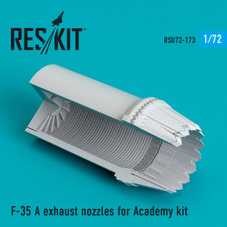 Reskit RSU72-0173 - 1/72 F-35 A exhaust nozzles for Academy scale model kit