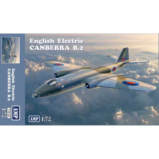 AMP 72-018 - 1/72 English Electric Canberra B2, scale plastic model kit
