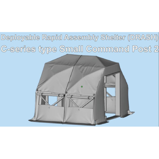 Metallic Details MDR7255 - 1/72 DRASH C-series type Small Command Post 2. Scale model kit. 3D-printed