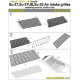 Metallic Details MD4849 - 1/48 Su-27/Su-27UB/Su-35. Air intake grilles. Photoetch for Great Wall Hobby