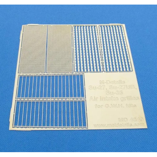 Us Stock Metallic Details Md4849 - 1/48 Su-27/Su-27ub/Su-35. Air Intake Grilles. Photoetch For Great Wall Hobby Us Stock Metallic Details Md4849 - 1/48 Su-27/Su-27ub/Su-35. Air Intake Grilles. Photoetch For Great Wall Hobby