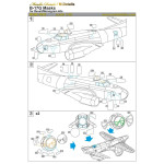 Metallic Details MDM4808 - 1/48 B-17G. Masks for scale model Aircraft Revell/Monogram kit