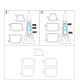 Metallic Details MDM4814 - 1/48 Su-27UB. Canopy masks for scale model Great Wall Hobby kit