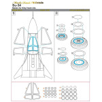 Metallic Details MDM4819 - 1/48 Su-34. Masks for scale model Kitty Hawk kit