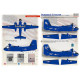 Print Scale PRS48-214 - 1/48 Grumman S-2 Tracker. Part 1 Wet Decals for aircraft model