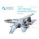 Quinta studio QD72031 - 1/72 F-14D 3D-Printed & coloured Interior on decal paper (GWH)