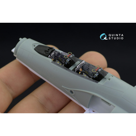 Quinta Studio QD72032 1/72 F-4J 3D-Printed and Coloured Interior on Decal Paper (Academy) Quinta Studio QD72032 1/72 F-4J 3D-Printed and Coloured Interior on Decal Paper (Academy)