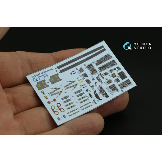 Quinta Studio QD72032 1/72 F-4J 3D-Printed and Coloured Interior on Decal Paper (Academy) Quinta Studio QD72032 1/72 F-4J 3D-Printed and Coloured Interior on Decal Paper (Academy)