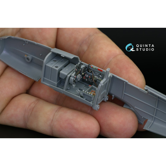 Quinta Studio QD48141 1/48 Ki-61-Id 3D-Printed and Coloured Interior on Decal Paper (Tamiya)