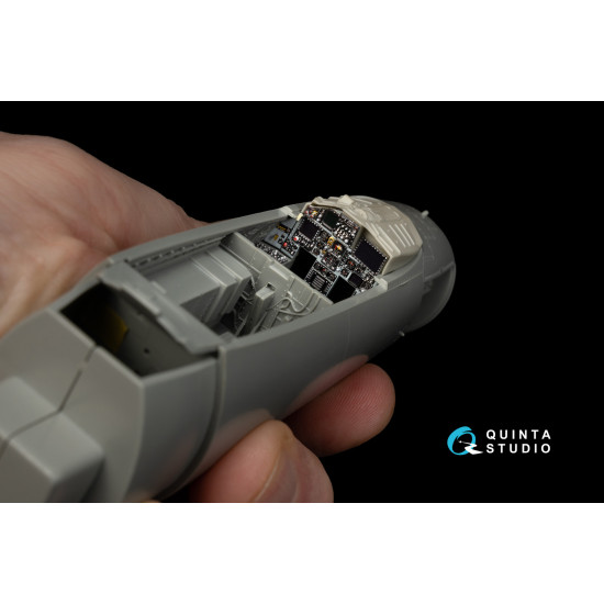 Quinta Studio QD48214 - 1/48 F-15C PAD-upgraded 3D-Printed & Coloured Interior on Decal Paper with Resin Parts (GWH) Quinta Studio QD48214 - 1/48 F-15C PAD-upgraded 3D-Printed & Coloured Interior on Decal Paper with Resin Parts (GWH)