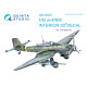 Quinta studio QD32087 1/32 Ju87 D/G 3D Printed & Coloured Interior on Decal Paper Trumpeter