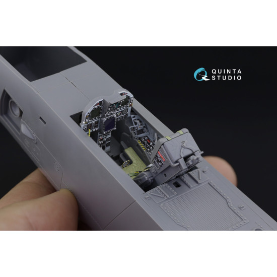 Quinta studio QD32101 - 1/32 F/A-18 Early 3D-Printed & Coloured Interior on Decal Paper (Academy) Quinta studio QD32101 - 1/32 F/A-18 Early 3D-Printed & Coloured Interior on Decal Paper (Academy)