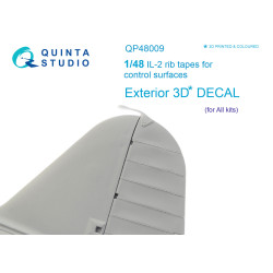 Quinta's studio's QP48009 - 1/48 IL-2 rib tapes for control surfaces (All kits)