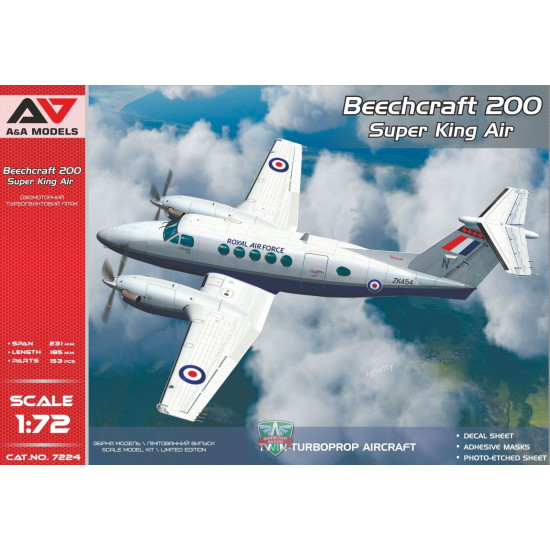 AAModels 7224 - 1/72 Beechcraft 200 Super King Air