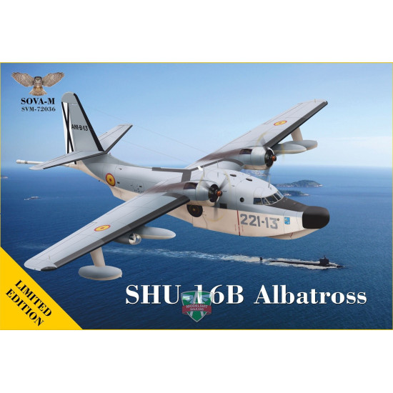 Sova Models 72036 - 1/72 SHU-16B Albatross Spain Chile Air Force scale plastic model kit