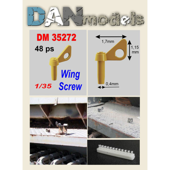 Dan Models 48507 Chocks #5 Aircraft Decal 12*8*6 mm 1/48 scale Set number 5 