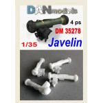 Us Stock Dan Models 35278 - 1/35 - Fgm-148 Javelin 4 Pcs 3d Resin