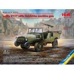 ICM 35572 - 1/35 Laffly V15T with Hotchkiss machine gun, scale plastic model kit