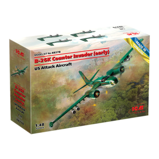 ICM 48278 - 1/48 B-26K Counter Invader (early) US Attack Aircraft, scale model
