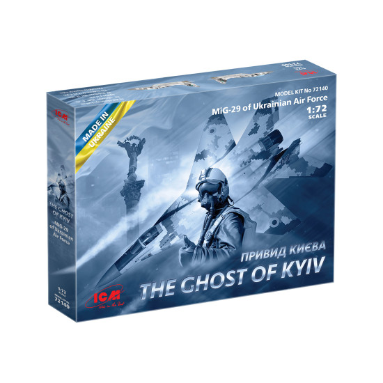 ICM 72140 - 1/72 THE GHOST OF KYIV MIG-29 of Ukrainian Air Force, scale model