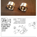 Us Stock Mini World 7283 - 1/72 Air Intakes For C-29a / Bae-125-800 Sword New