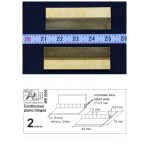 Mini World MW0026 - 1/144, 1/32, 1/48, Continuous piano hinges ( 2 pieces ) new