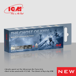 ICM 3027 - Acrylic paint set The Ghost of Kyiv for ICM 72140