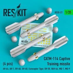 Reskit RS35-0027 - 1/35 CATM-114 Captive Training missiles (4 pcs) scale model