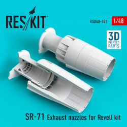 Reskit RSU48-0181 - 1/48 SR-71 Blackbird exhaust nozzles for Revell model kit