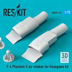 Reskit RSU72-0161 - 1/72 F-4 Phantom II air intakes for Hasegawa (3D printing)