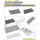 Metallic Details 4852 - 1/48 Su-33. Air intake grilles (Minibase), Photoetch