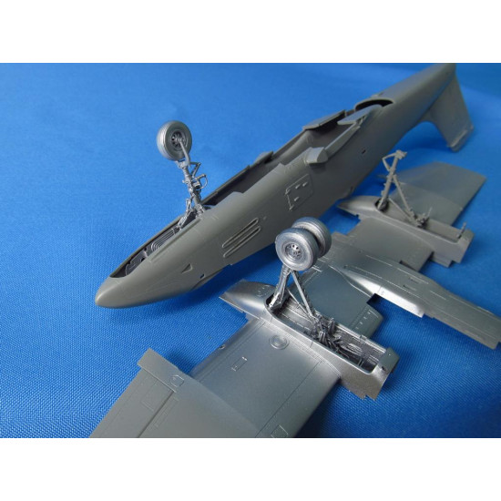 Metallic Details MDR48141 - 1/48 IA 58 Pucara. Landing gears (for Kinetic model kit)