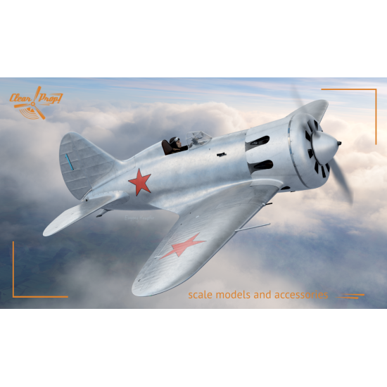 Clear Prop CP72025 - 1/72 I-16 type 5 (1938-1941), scale model kit