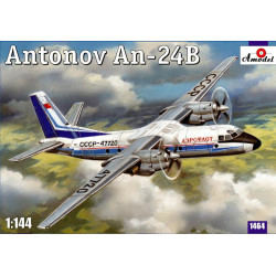 Antonov An-24B passenger airliner 1/144 Amodel 1464