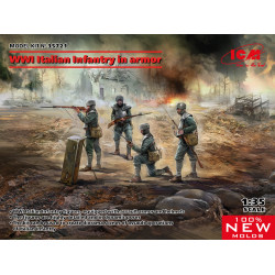 ICM 35721 - 1/35 Italys infantry of the First World War in steel armor, scale model kit