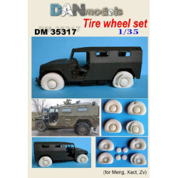 Us Stock Dan Models 35317 - 1/35 Tire Wheel Set For Tiger For Meng, Zvezda, Xact