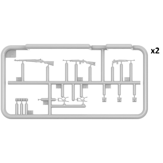 Miniart 35251 - 1/35 U.S. MINE DETECTORS, WWII Military Miniatures, 260x162x35