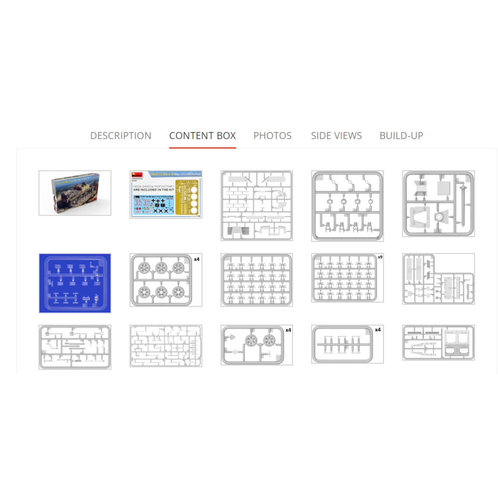 Miniart 35336 1/35 StuG III Ausf. G March 1943 Alkett Prod, 386x240x60 Model Kit Armor