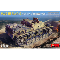 Miniart 35336 - 1/35 StuG III Ausf. G March 1943 Alkett Prod, 386x240x60