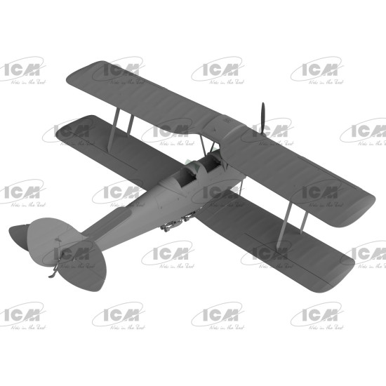 ICM 32038 - 1/32 DH. 82A Tiger Moth with bombs British WW2 training aircraft scale model kit