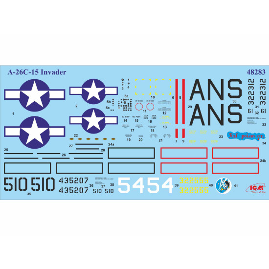 ICM 48288 - 1/48 A-26C-15 Invader with pilots and ground personnel, scale plastic model kit