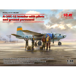 ICM 48288 - 1/48 A-26C-15 Invader with pilots and ground personnel, scale plastic model kit
