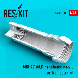 Reskit RSU48-0184 - 1/48 MiG-27 (M,D,K) exhaust nozzle for Trumpeter kit