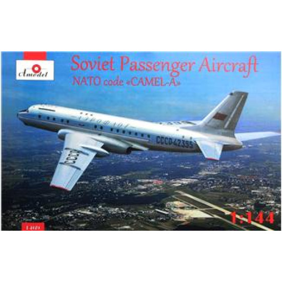 Tupolev Tu-104 A2 Soviet airliner 1/144 Amodel 1469