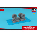 Armory AR-AW48417 - 1/48 H.S. Harrier GR.7/GR.9/AV-8B wheels w/ weighted tyres