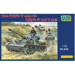 Unimodel 546 - 1/72 Tank Panzer IV Ausf G, scale plastic model kit