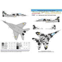 Foxbot 32-013 - 1/32 Digital falcons MiG-29 (9-13) Ukrainian Air Forces decal