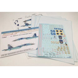 Us Stock Foxbot 32-033a - 1/32 Sukhoi Su-27pm1, Ukranian Air Forces, Digital Camouflage