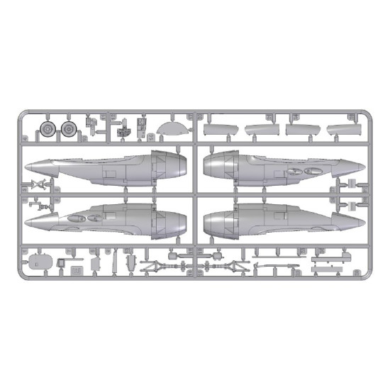 Roden 063 - 1/72 - North American AJ-1 Savage, scale plastic model kit